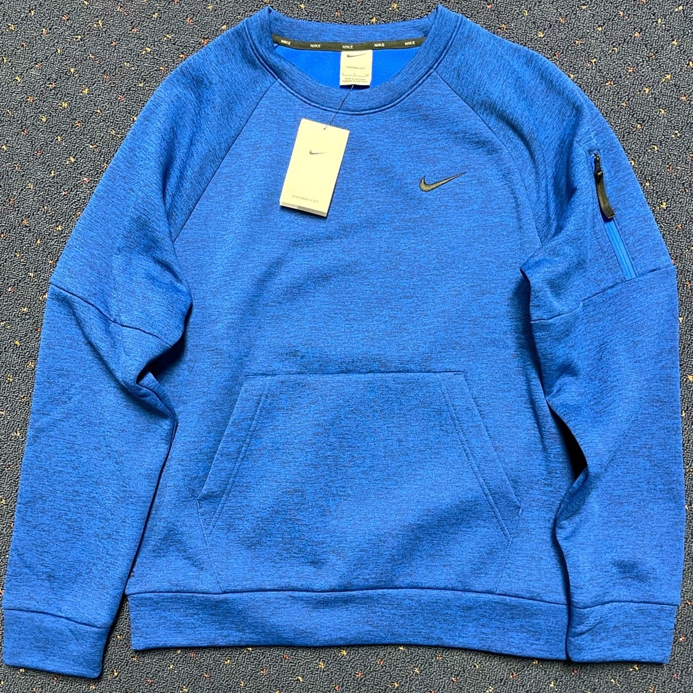 Nike Sportswear Tech Fleece Crew Sweatshirt Men’s Small Blue NWT